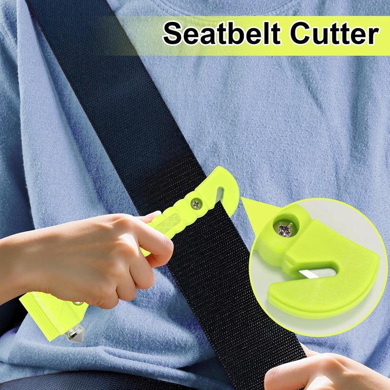 Yiader Store Car Window Breaker Tool, 2-in-1 Emergency Escape Tool with Window Breaker and Seat Belt Cutter - Image 4